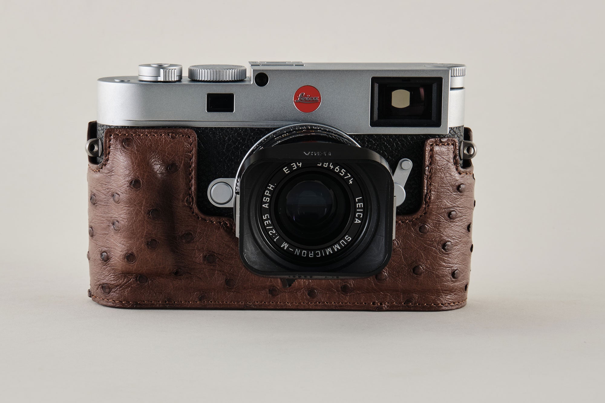 Leica M11 TagCase® (オープンバージョン) オーストリッチレザー